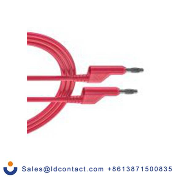 RS PRO,261-6561,RS PRO 钩式测试引线 4mm 香蕉电缆 10A, 3 m线长, 1000 V, 红色