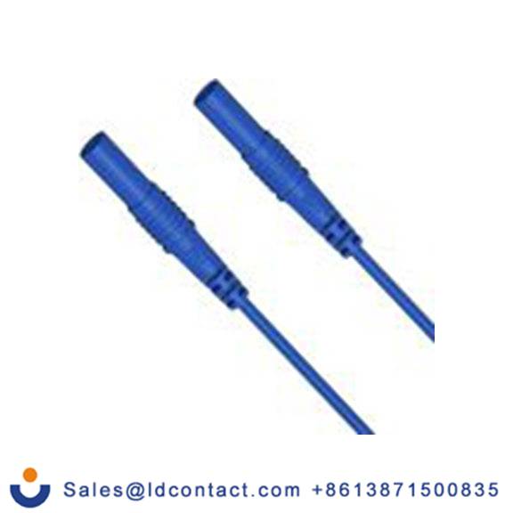 RS PRO,347-206,RS PRO 测试引线 4mm 香蕉电缆 2.5A, 100 cm线长, 50 V, 蓝色, 母插至公