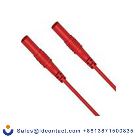 RS PRO,347-216,RS PRO 测试引线 4mm 香蕉电缆 2.5A, 150 cm线长, 50 V, 红色, 母插至公