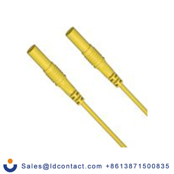 RS PRO,347-221,RS PRO 测试引线 4mm 香蕉电缆 2.5A, 25 cm线长, 50 V, 黄色, 母插至公