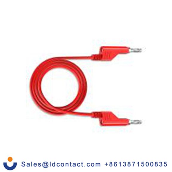RS PRO,347-248,RS PRO 测试引线 4mm 香蕉电缆 2.5A, 100 cm线长, 50 V, 红色, 公至公