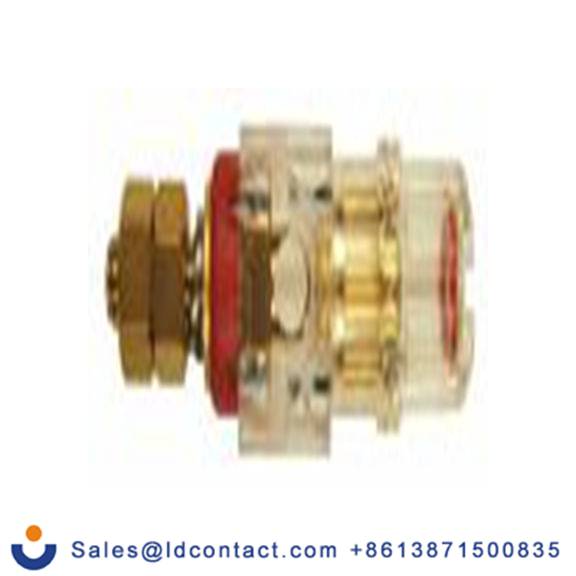 RS PRO,558-862,红色 60A 3 mm开孔 黄铜 接线柱, 镀金色触点