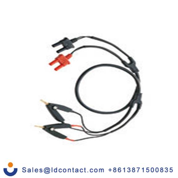 RS PRO,642-975,RS PRO 测试引线 夹子连接器测试线, 1100 mm线长, 90 V, 黑色, 红色