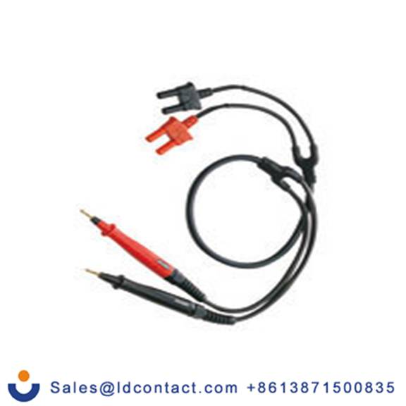 RS PRO,642-976,RS PRO 测试引线 夹子连接器测试线, 1100 mm线长, 80 V, 红色, 黑色