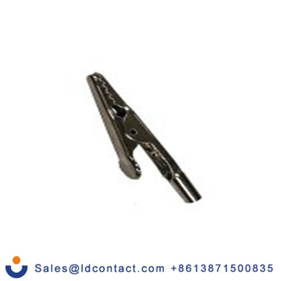 RS PRO,208-1127,鳄鱼夹, 银色, 9 mm开口, 镀镍触点